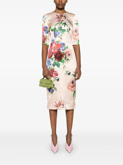 floral-print dress